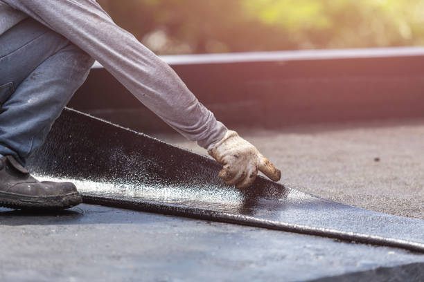 Professional Waterproofing technician working in Tipton, MI